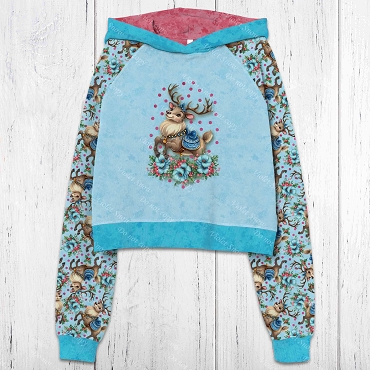 Rosey reindeer Panel